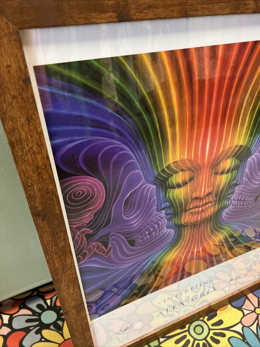 Alex Grey Inter Being Signed Poster Tool | eBay