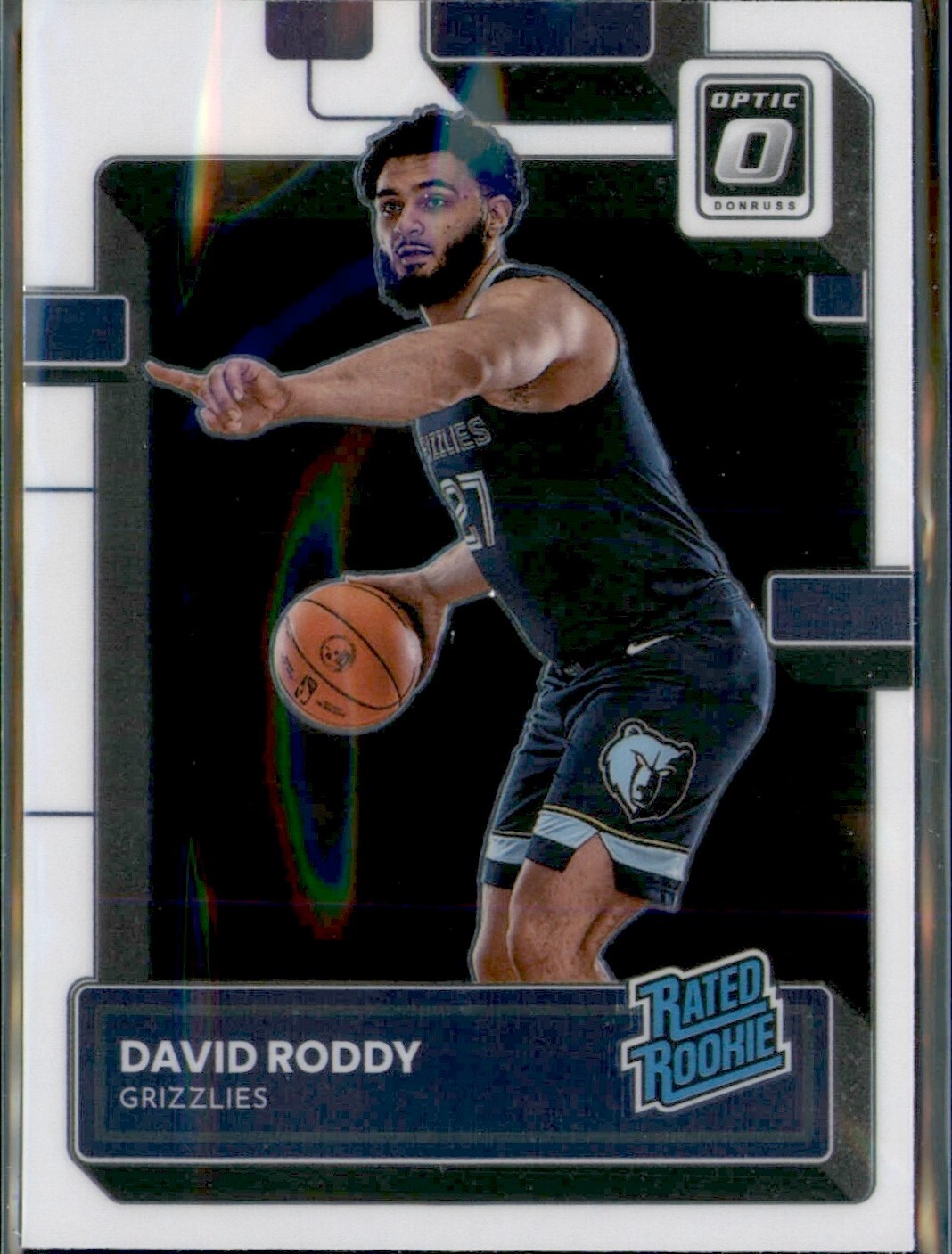 2022-23 Panini Donruss Optic Rated Rookie David Roddy #225 Rookie RC