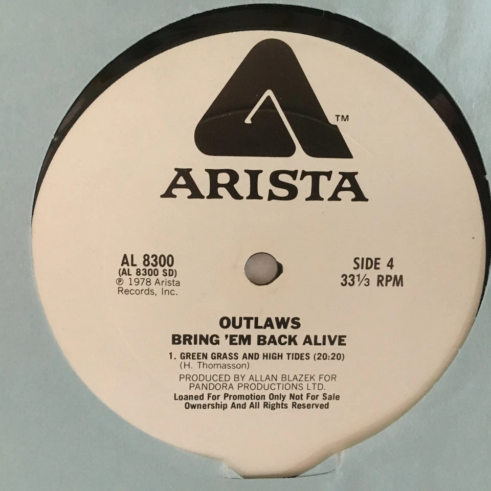 OUTLAWS LP BRING EM BACK ALIVE ( PROMO ) - Image 4 of 4