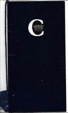 Concorde 1979 Crown C logo New York to London menu British Airways memorabilia.