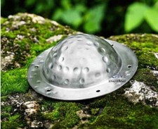 Shield Boss Umbo 14G Stainless Steel 8" LARGE Dome HEMA SCA Combat Ready