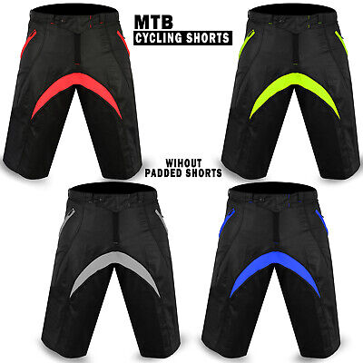RVX MTB Cycling Shorts Off Road Cycle Bicycle CoolMax Padded Liner Short Model