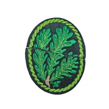 Heer &ldquo;J&auml;ger&rdquo; Embroidered Sleeve Patch on Wool (2)