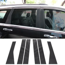 For Jeep Grand Cherokee 2011-2021 Carbon Fiber Car Pillar Posts Door Window Trim
