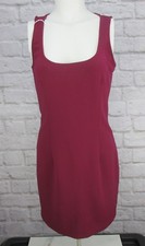 Forever 21 Maroon Bodycon Tank Dress, Women's Size M 261