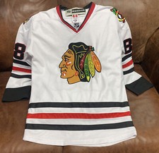 Patrick Kane #88 Chicago Blackhawks Reebok NHL Hockey Jersey Sz 48 w/Fight Strap