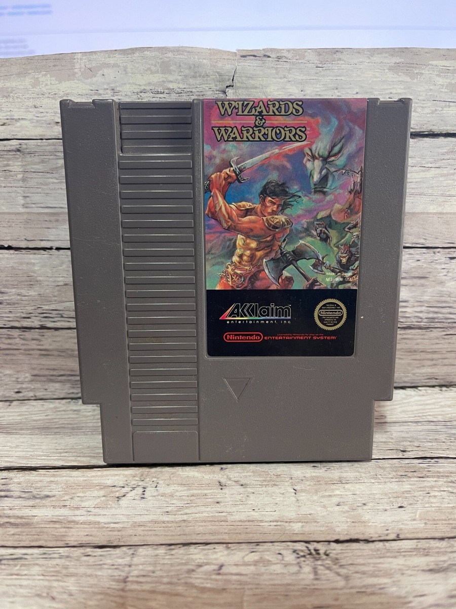 Wizards Warriors Nintendo Entertainment System NES Cartridge