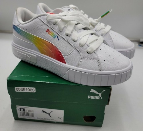 puma white rainbow