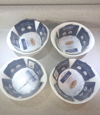 Set Of 4 Luminarc Smart Cuisine 4'' Souffle/Ramekin Bowls, Bakeware From France