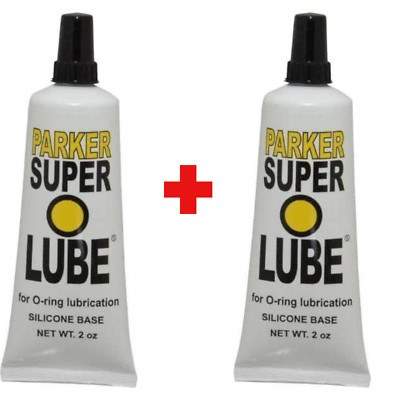Parker Super O Lube, V Ring, U Cup & Piston Cup, SLUBE 884-2, 2 Oz. 2 pack