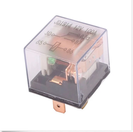 12V 100A 5-Pin Automotive Waterproof SPDT 12V Relay With Green LED - Image 2 of 4