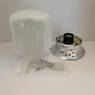 International Lighting louis, Missouri Milk Glass Art Deco Wall Sconce Closet