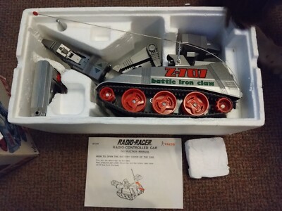 Radio Shack Z-707 Battle Iron Claw Fahrzeug RC Vintage 1980er