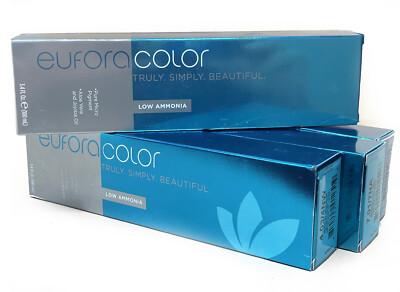 EUFORA Low Ammonia Hair Color 3.4oz (Choose your Shade)