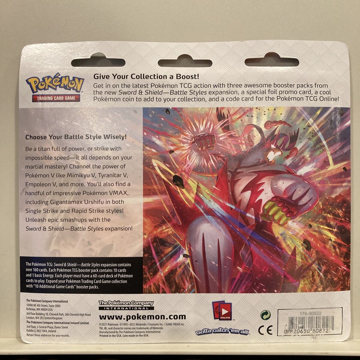 Pokémon TCG: Sword & Shield-Battle Styles 3 Booster Packs, Coin & Jolteon  Promo Card