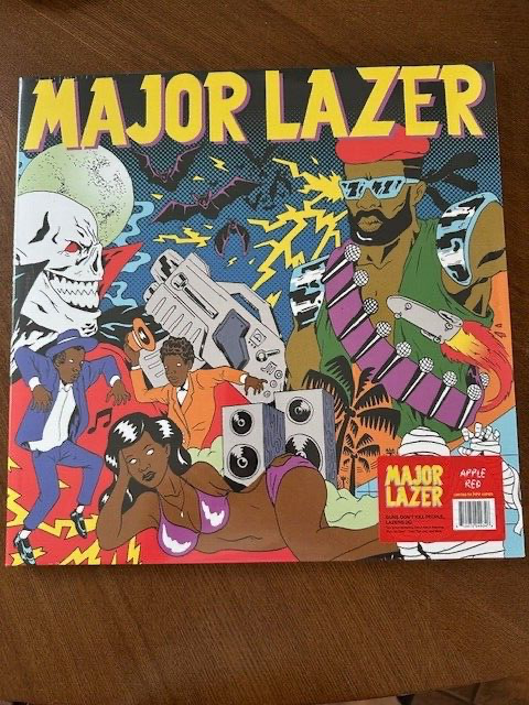 MAJOR LAZER Guns Don't Kill People Do NEW 2x LP Apple RED Vinyl