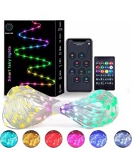 Fairy Lights RGB Smart String Lighting 33ft USB Starry Light with Timer 2 Pack