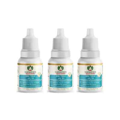 Maharishi Ayurveda Anu Taila 10 ml (Pack of 3) - Herbal Ayurvedic Supplement
