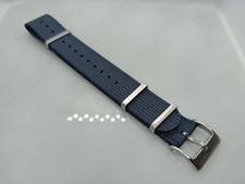 New Geckota Watchgecko 20mm Premium Nylon Grey Military Watch Strap XM58