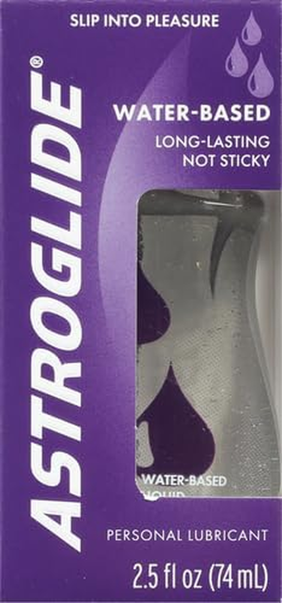 astroglide liquid water based personal lubricant 2.5 oz Astroglide Premium Water-Based Personal Lube, Paraben-Free, 2.5oz for Men,  Women, Travel Size main image 0
