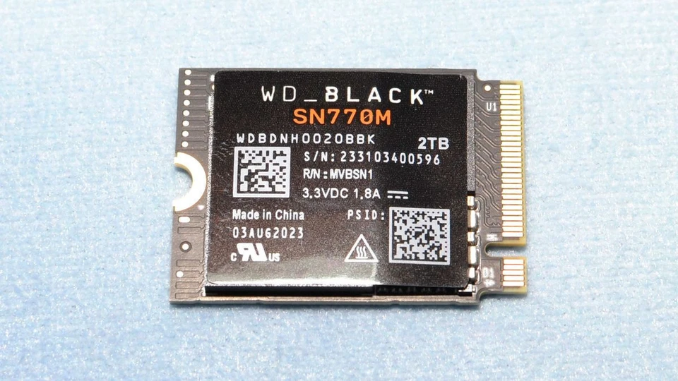 Western Digital WD_BLACK SN770M NVMe 2TB M.2 2230 SSD