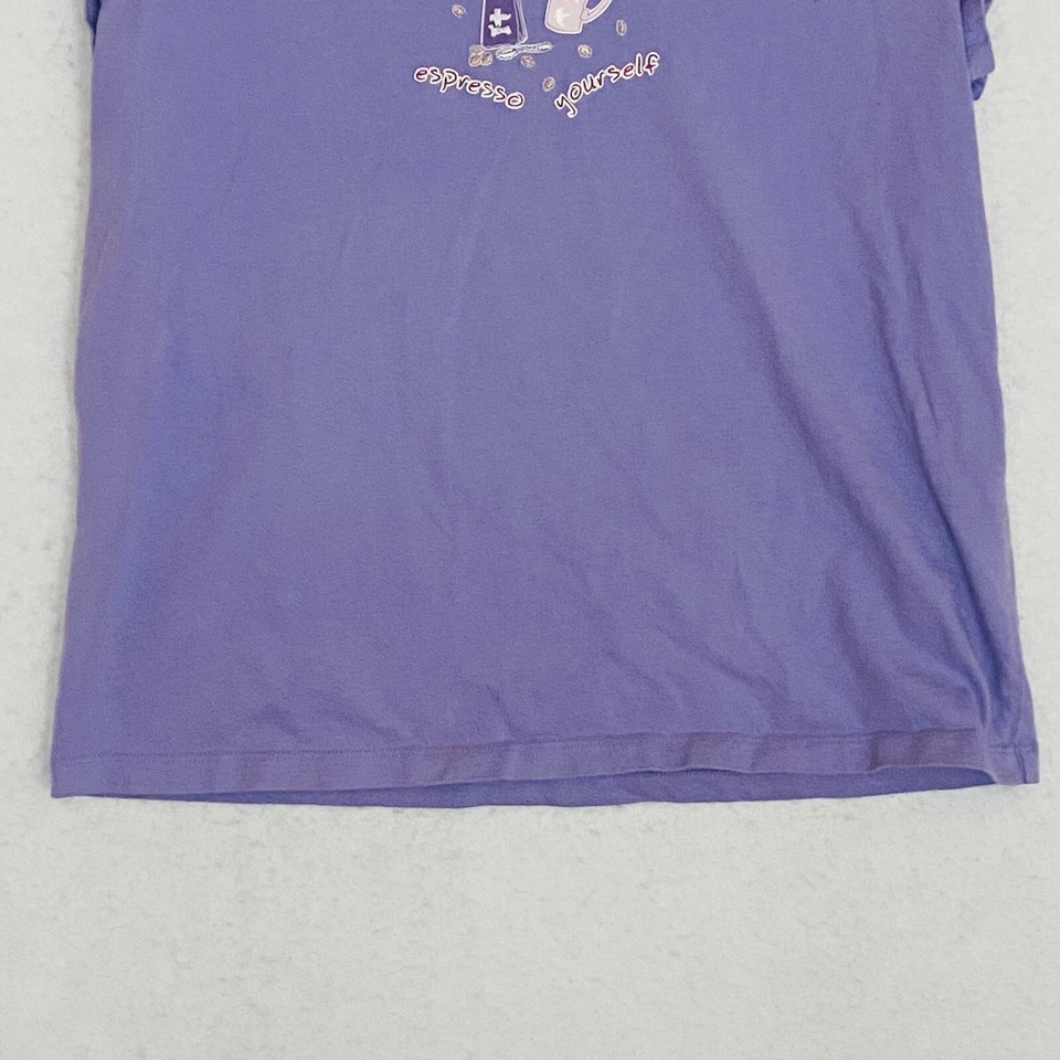 复古 MIXIT 女式大号紫色衬衫 — 第 4/4 张图片