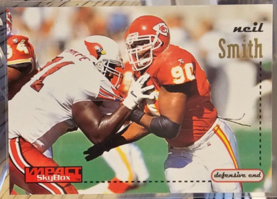 1996 Skybox Impact Neil Smith #69 Chiefs