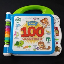 Leap Frog Learning Friends 100 Words Book English Spanish Interactive Learning