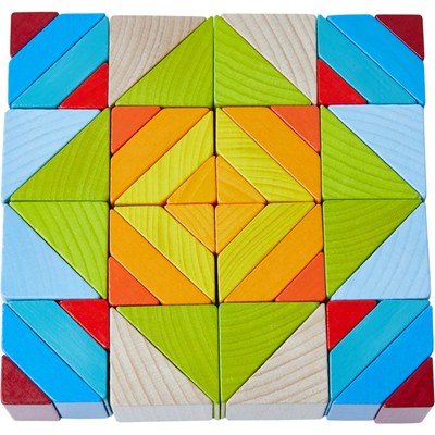 HABA Geschicklichkeitsspiel 3D-Legespiel Würfelmosaik