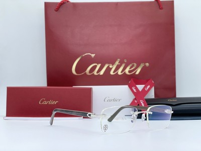 Cartier C Decor Line Brown 100% Authentic Frames Glasses Glasses