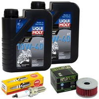 Inspektion 2L Set FüR Suzuki DR 350 SE SH S DR350 1994-99 ÖL ÖLfilter ZüNdkerze
