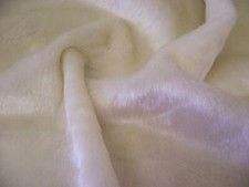 SHORT PLUSH Care Bear Faux Fur Fabric - LT CREAM