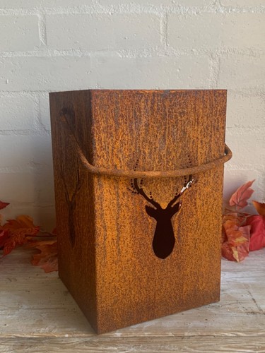 Rustic Lantern - Stag