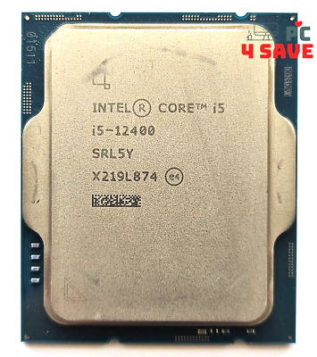 Intel Core i5-12400 2.5GHz 6-Core 18MB LGA1700 Desktop CPU