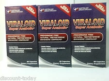 Build Muscle Strength Viraloid Natural Testosterone Booster Burn Fat  3 Bottles