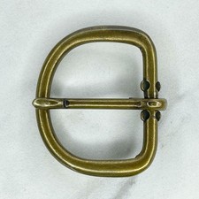 Bronze Tone Rounded Simple Basic Belt Buckle