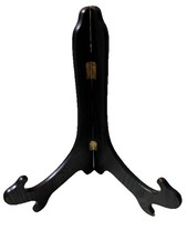 New Large Plate Holder Easel Black Wood from Hobby Lobby 12”