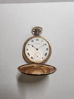 Antique 1913 Waltham Traveler Gold Filled Pocket Watch Model 1908 16s 7j