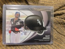 2022 Topps Update Commemorative Black Batting Helmet Relic #BH-EJ Eloy Jimenez