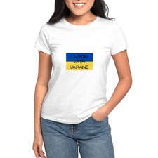 CafePress I Stand With Ukraine T Shirt Women's T-Shirt 904892910