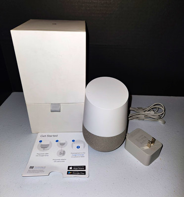 Google Home Smart Speaker White/Gray Wi Fi Original Model GA3A00417A14