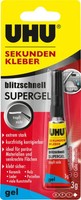 Uhu Sekundenkleber Blitzschnell Supergel 3 G Sekundenkleber