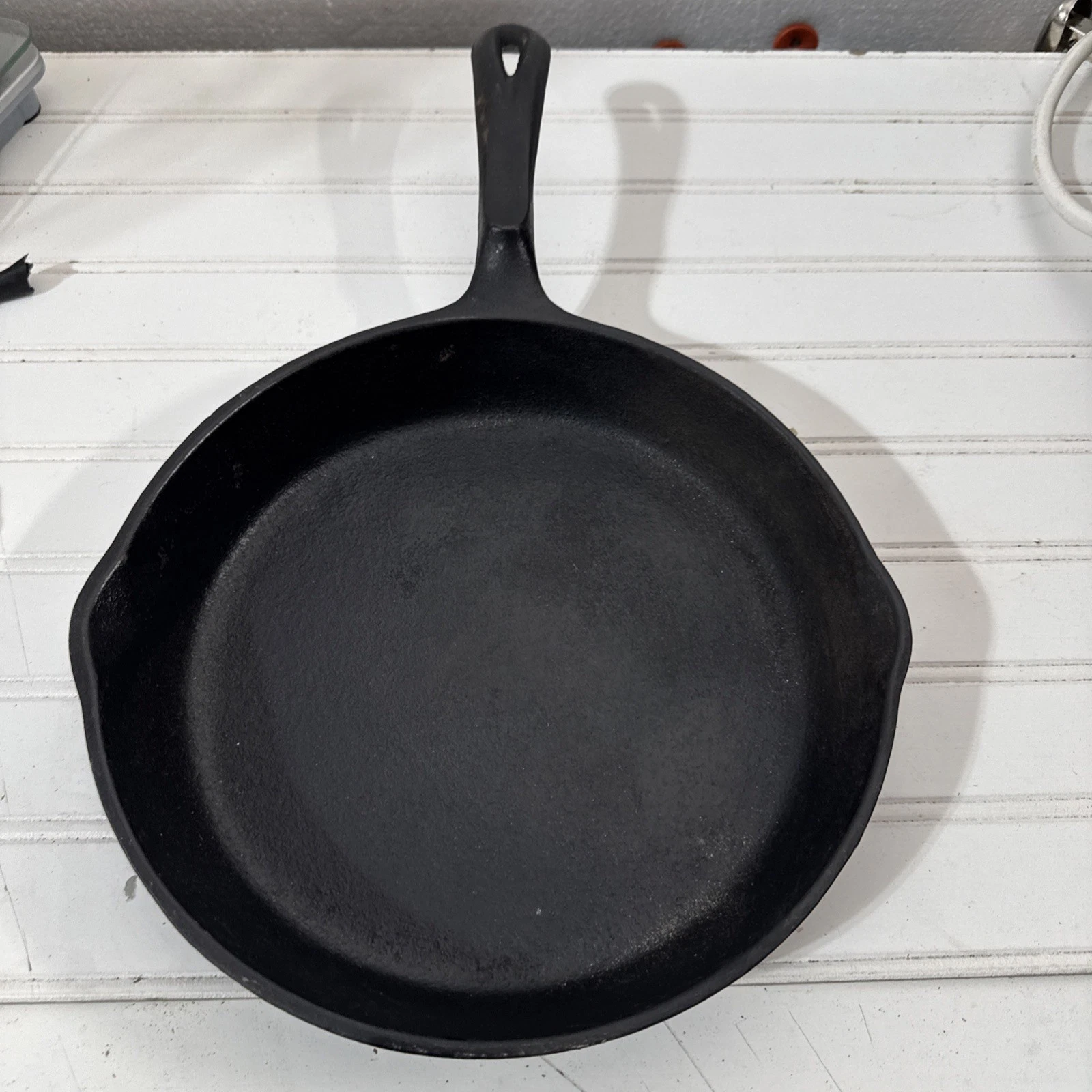 Vintage Wagners 1891 Original Cast Iron Skillet 10 1/2 “ Tote8