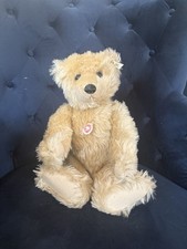 Vintage Steiff Mohair Teddy Bear Button In Ear Jointed Germany 404207