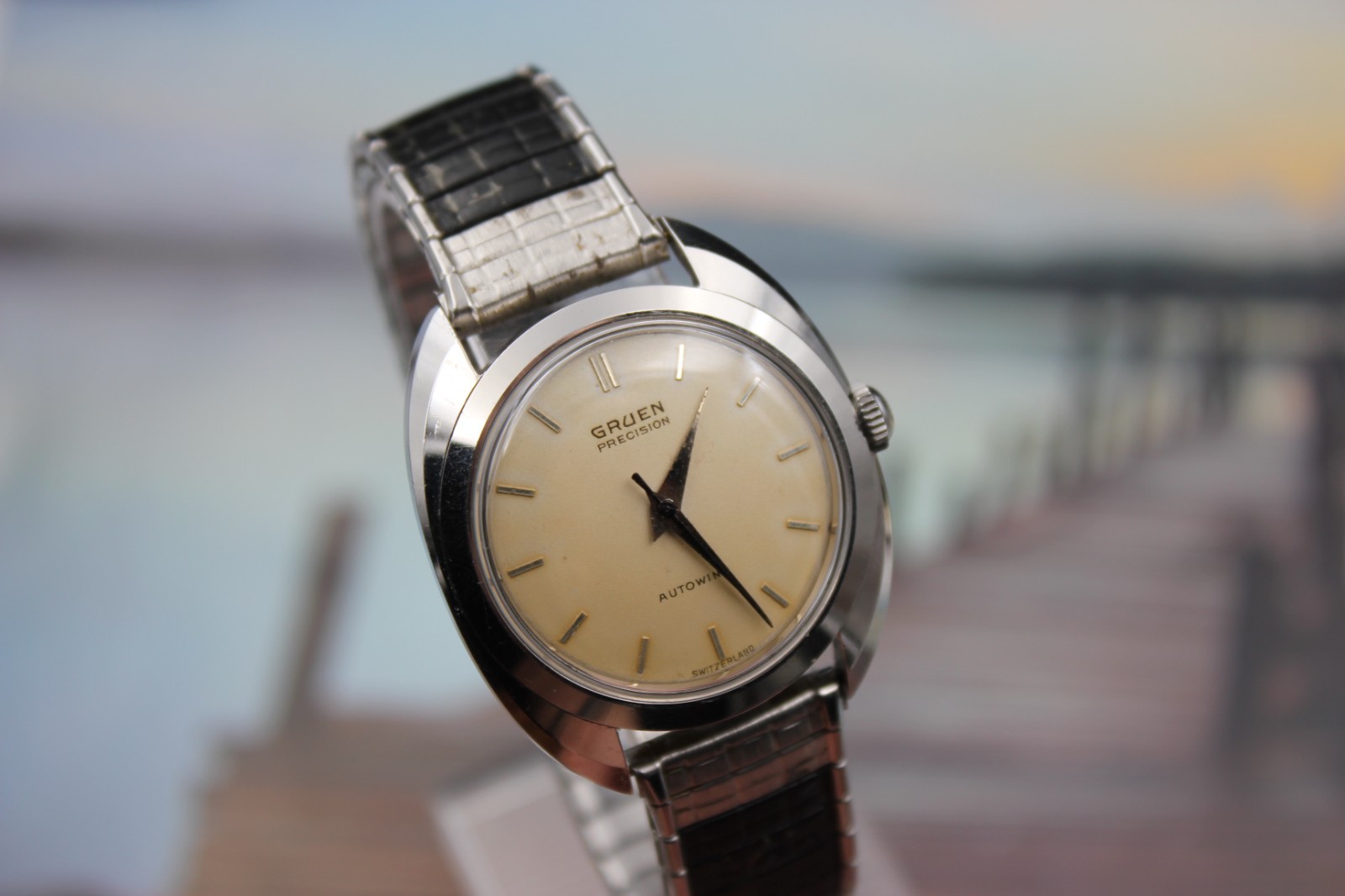 Classic Gruen Precision Automatic Wristwatch - image 1