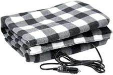 12v heated electric blanket for car rv suv black