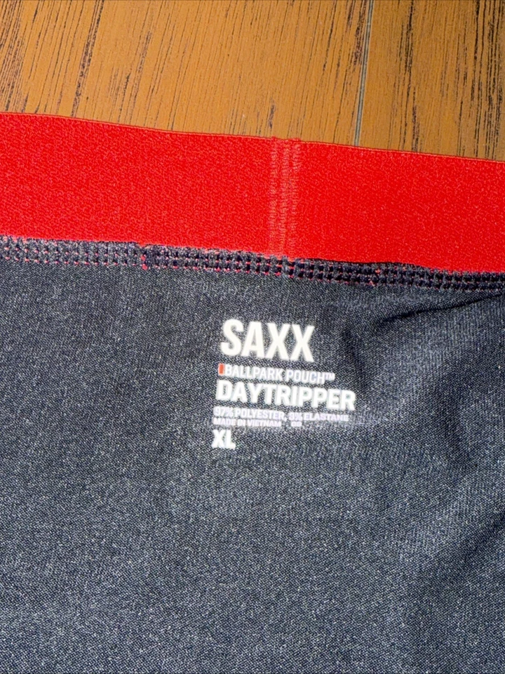 SAXX Daytripper Boxer Brief Ballpark Bolsa Negro Talla XL Foto 3 de 3