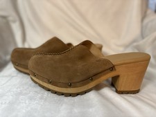 UGG JUDI CLOG WOMEN SHOES SUEDE CHESTNUT US 10 /UK 8 /EU 41