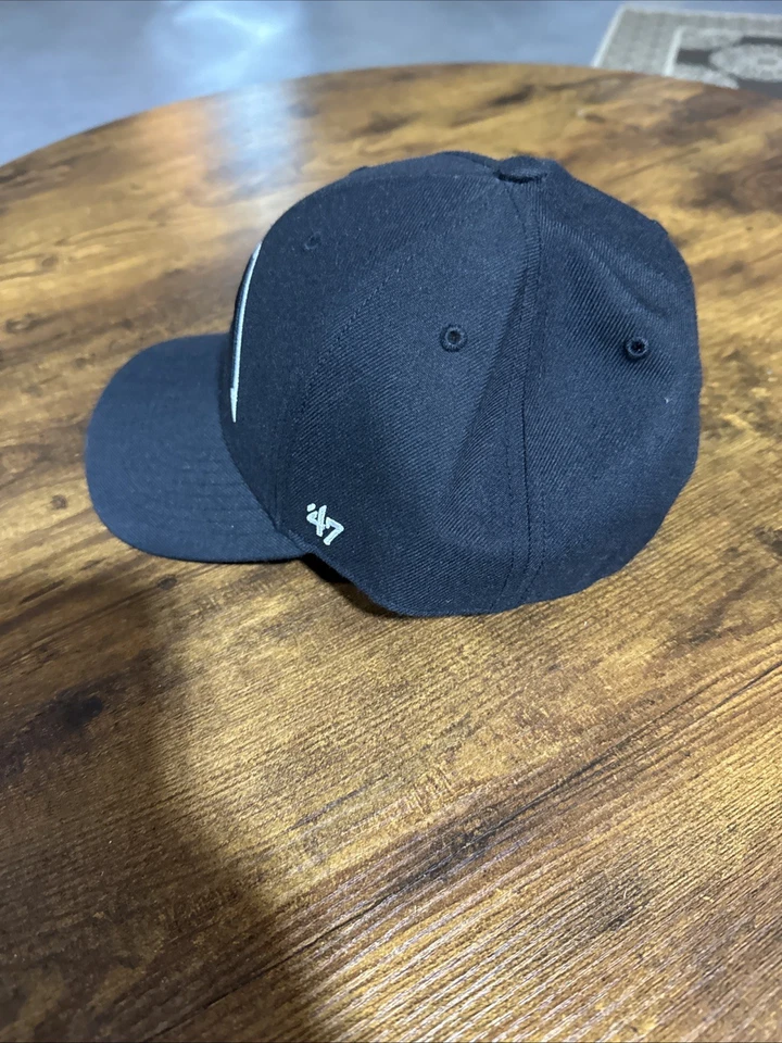 Nuevo LA/SD Chargers 47 Strapback Gorra Negra Gorra Ajustable Foto 2 de 4