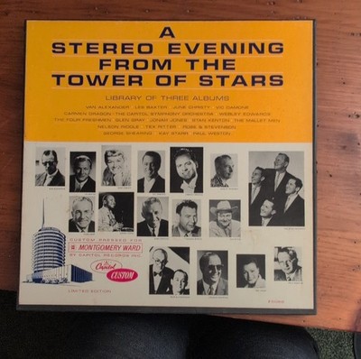 Capitol Custom Stereo Evening Tower Of Stars Jazz Pop Vinyl 12'' 33RPM 5066